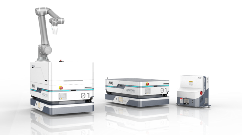 BG真人數位開發的自主式移動機器人（AMR250M），搭配全向輪並結合AI演算法、2D LiDAR、3D攝影機等技術，協助客戶實現產線全自動化